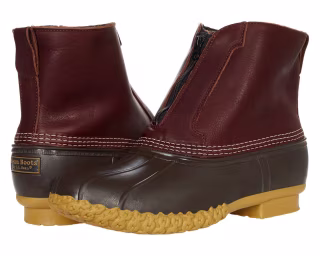 Bean Boot 8" Zip Front Fleece Lined
