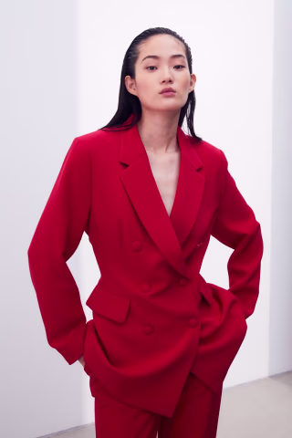 Double-Breasted Blazer