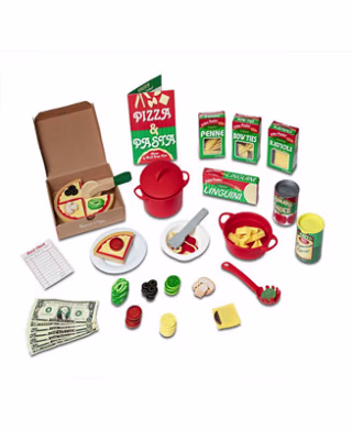 Melissa & Doug Deluxe Pizza Pasta Play Set