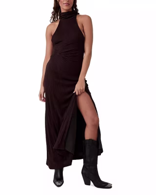 Athea Turtleneck Sleeveless Maxi Dress