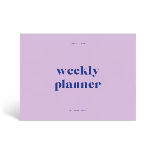 Papier Weekly Desk Planner