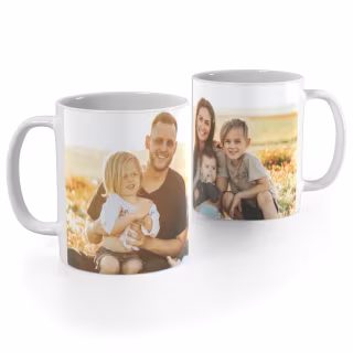White Full Photo Mug (11 oz)
