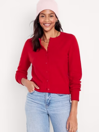 Old Navy SoSoft Cropped Cardigan Sweater