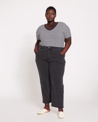 Universal Standard Etta High Rise Straight Leg Jeans