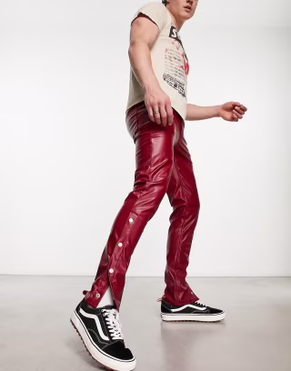 Skinny Jean with Split Hem