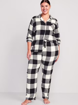 Matching Flannel Pajama Set for Women