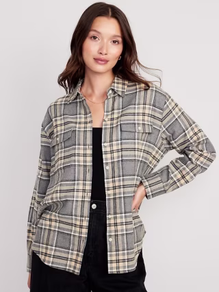 Loose Flannel Shirt