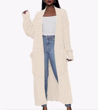 Long Cardigan Sweater