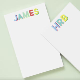 Modern Classics Personalized Notepad