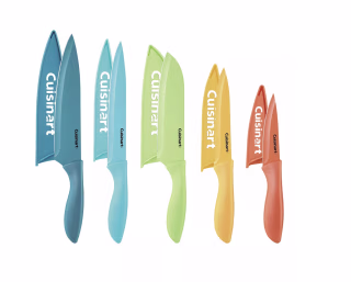Cuisinart Seaside Ceramic-Coated Knife Set