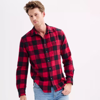 Men's Sonoma Goods For Life® Flannel Button-Down Shirt