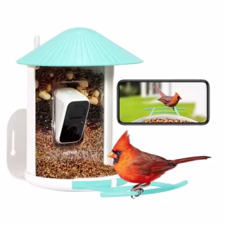 Birdfy Smart Bird Feeder with Camera for Bird Feeding and Watching - 1.5 lb Capacity