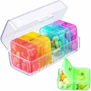 Zoksi Weekly Pill Organizer