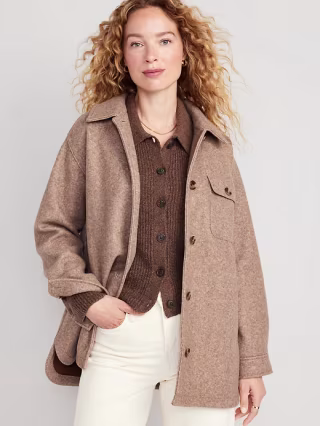 Old Navy Soft-Brushed Shacket