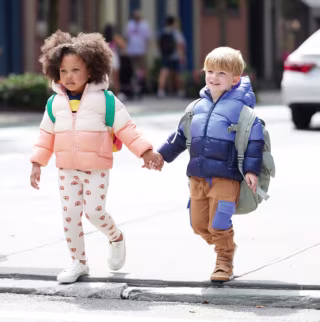 Mon Coeur Colorblock Kid Puffer Jacket