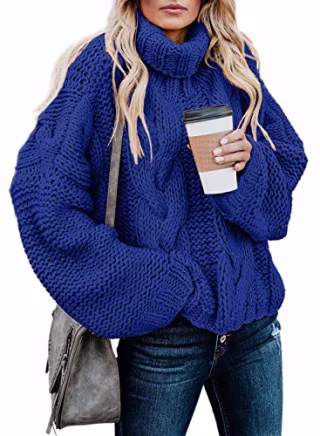 Oversized Turtleneck Sweater