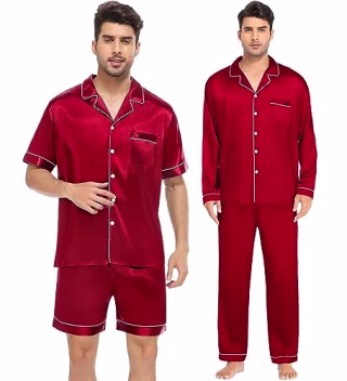Satin Pajamas Set
