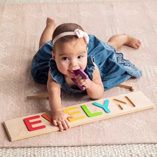 Fat Brain Toys Wooden Personalized Name Puzzle