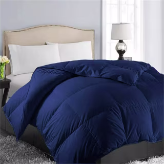 Comforter Queen Navy All Season Down Alternative