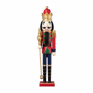 2-Foot Wooden Christmas Nutcracker