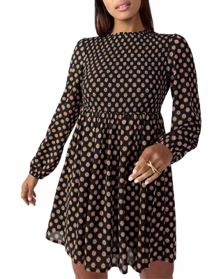Floral Smocked Babydoll Dress