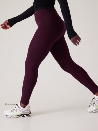 Altitude Stash High Rise Polartec Power Stretch Tight
