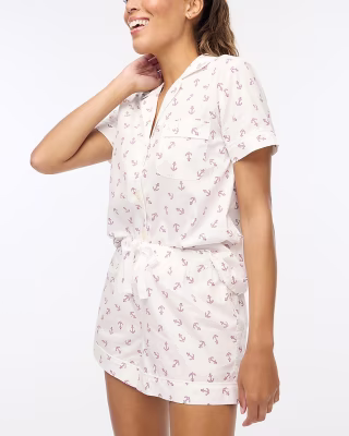 J.Crew Factory Cotton Short Pajama Set