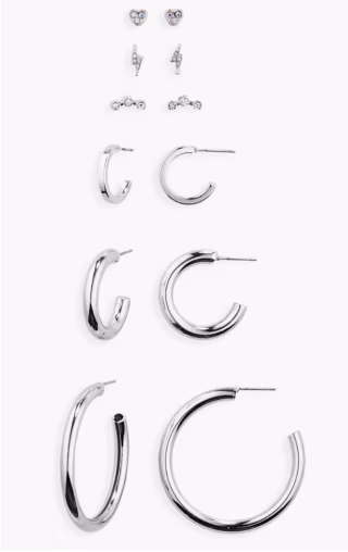 Assorted Set of 6 Earrings