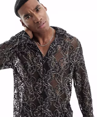 Relaxed Lace Shirt