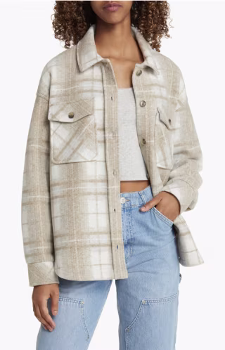 Thread & Supply Plaid Shacket