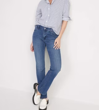 Mid-Rise Wow Boot-Cut Jeans