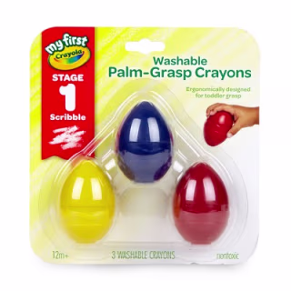 Washable Palm Grasp Crayons