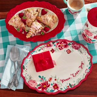 The Pioneer Woman Merry Meadow Stoneware Platter Set