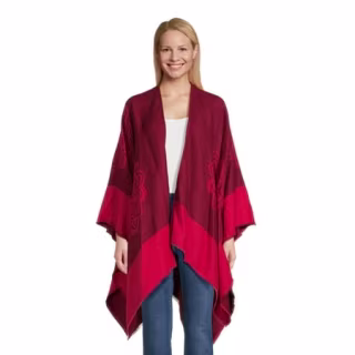 The Pioneer Woman Reversible Jacquard Ruana