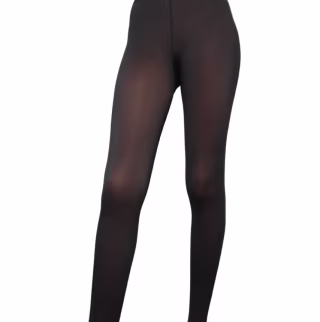 Nude Shade 04 Translucent Fleece Lined Tights For Dark Skin
