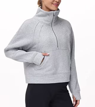 The Gym People Half Zip Pullover Sweatshirt