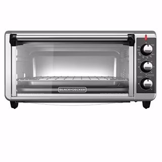 Black+Decker 8-Slice Extra Wide Convection Countertop Toaster Oven