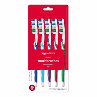 Amazon Basics Clean Plus Toothbrushes
