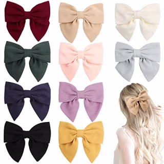 Big Hair Bows (Set of 10)