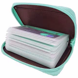 Easyoulife Genuine Leather Credit Card Holder