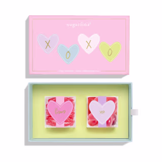 Sugarfina XOXO 2 Piece Candy Bento Box