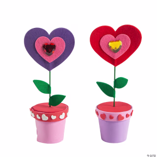 Valentine’s Day Flower Pot Craft Kit - Makes 6