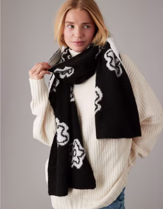 Oversized Flower Scarf