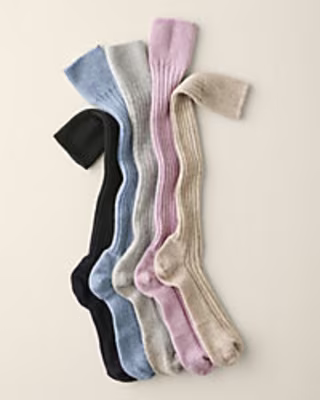 Cashmere Knee-High Socks