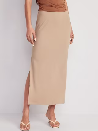 Old Navy Pull-On Rib-Knit Maxi Skirt