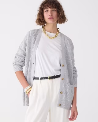 V-neck Cardigan Sweater