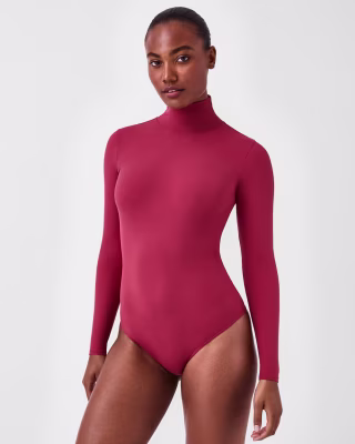 Suit Yourself Ribbed Long Sleeve Turtleneck Bodysuit