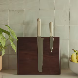 Walnut Knife Block