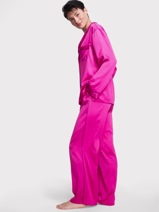 Satin Long Pajama Set