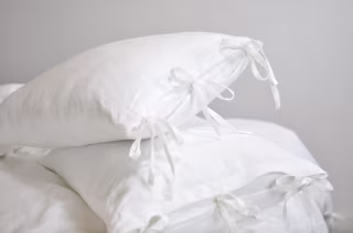 Linen Pillowcase with Ties